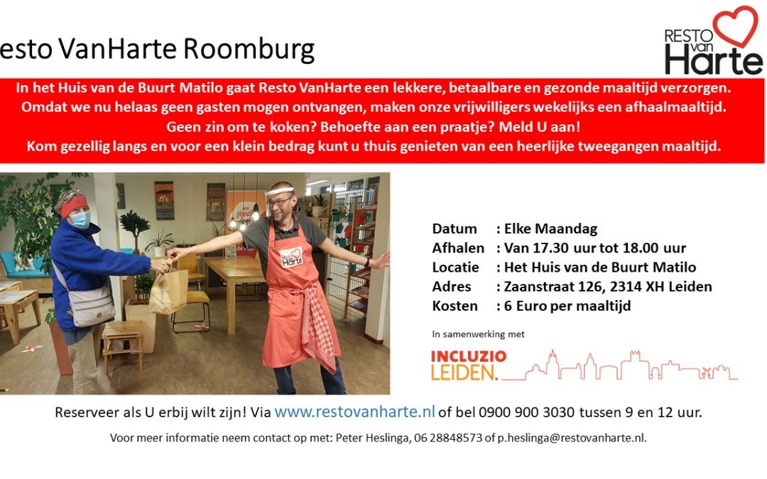 Resto VanHarte in Huis van de Buurt