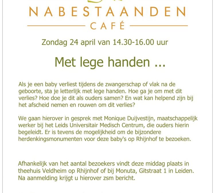 Nabestaanden café juli 2022